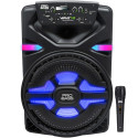 Caixa Amplificada Bluetooth/sd/usb Iluminação De Led 12